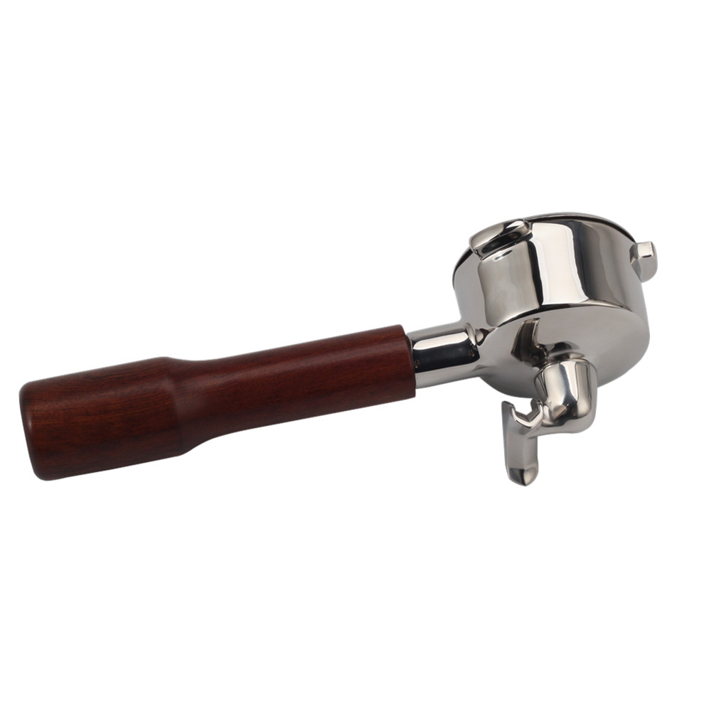 Double Spout Portafilter 3 Ears With Stainless Steel Filter Basket — 4