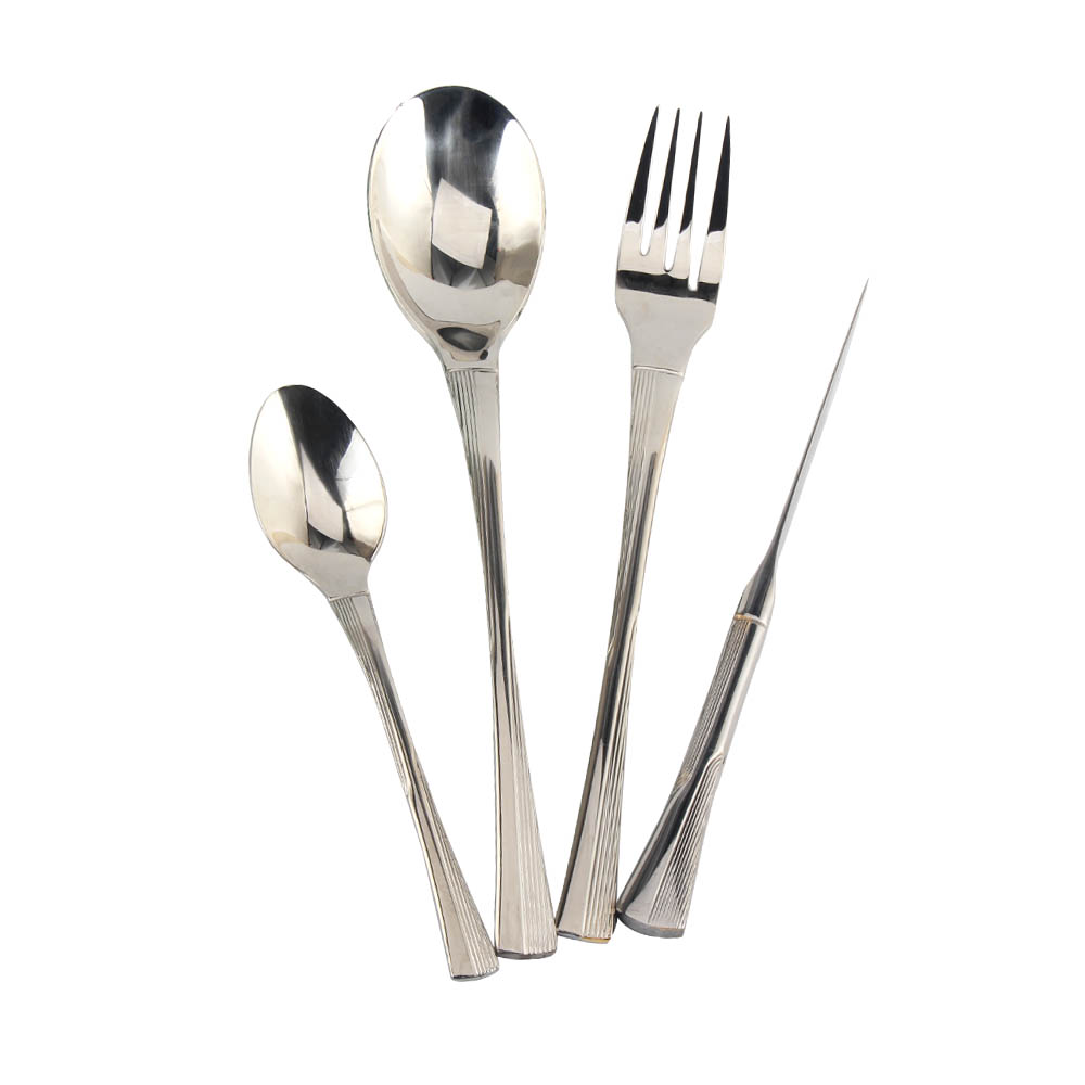 Stainless Steel Flatware Set, Cutlery Set Utensils Include Forks Spoons Knives, Mirror Polished Tableware Set — 6