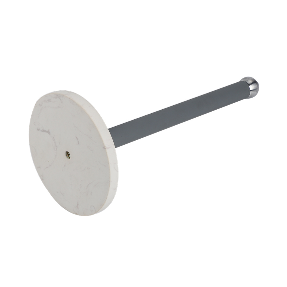 Stainless Steel Rustproof Pedestal Lavatory Tissue Roll Holder Floor Stand — 2