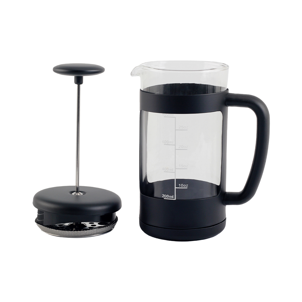 Heat Resistant Glass Stainless Steel Coffee Press — 6