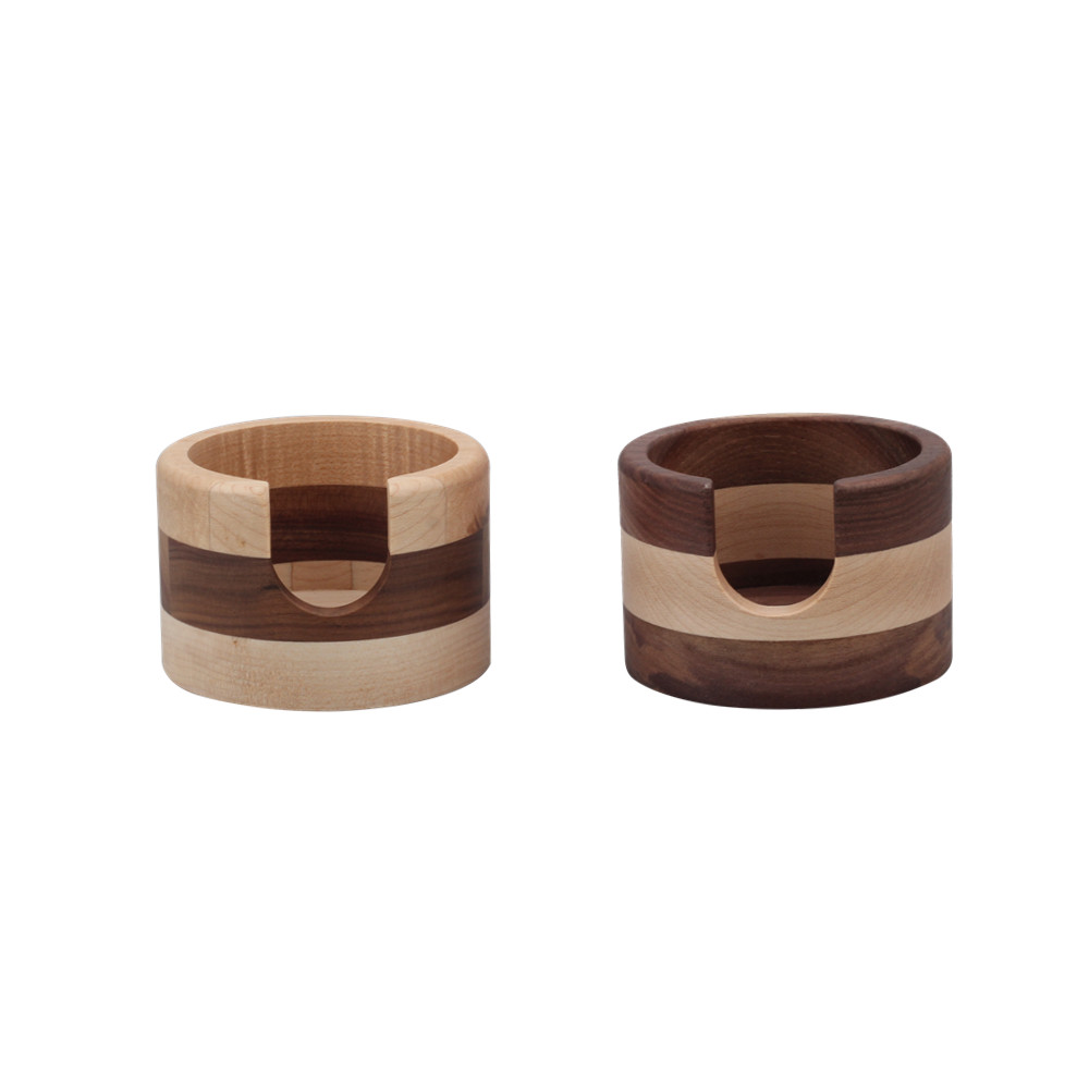 Coffee Tamping Station Wood Coffee Portafilter Tamping Stand — 2