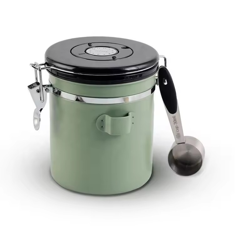 Stainless Steel Coffee Canister — 2