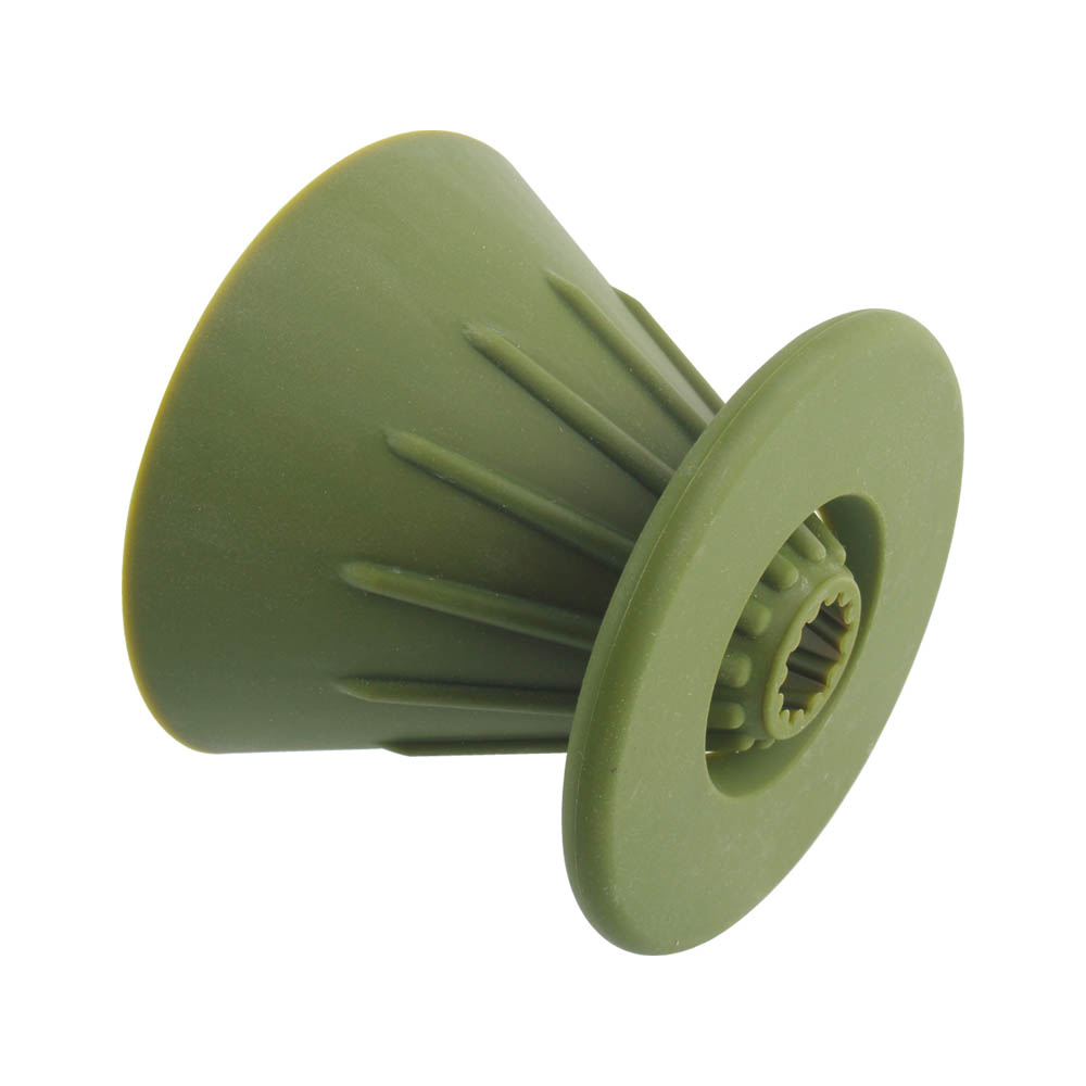 Reusable Silicone Resin Coffee Filter Collapsible Cone Filter for Camping — 4