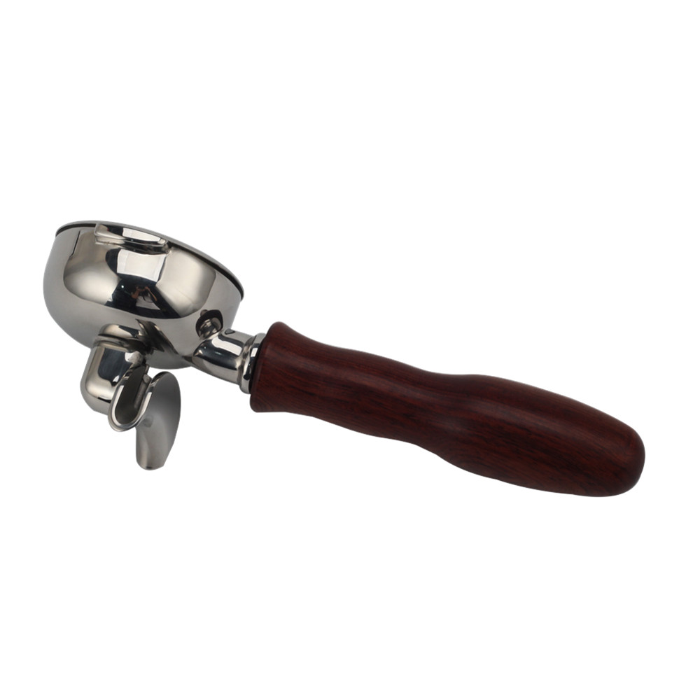 Portafilter Double Spout With Wooden Handle — 5