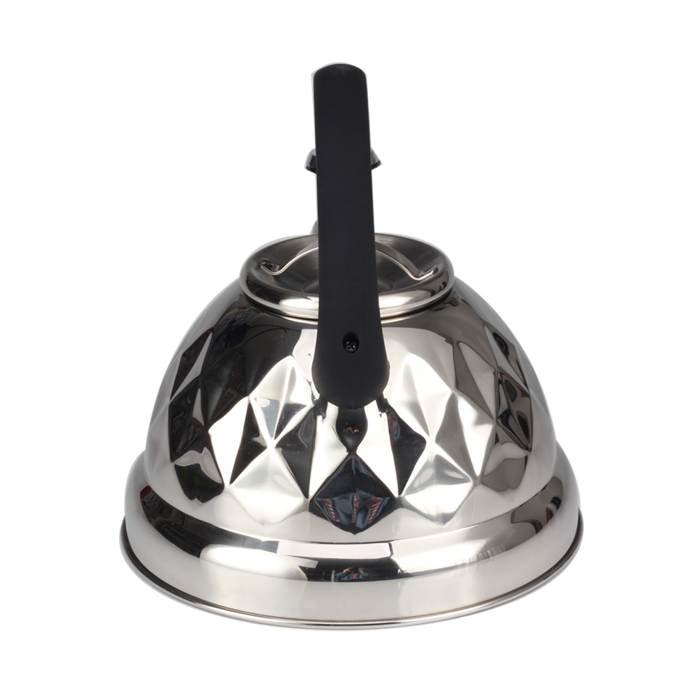 Stainless Steel Whistling Tea Kettle With Silicone Handle for Kitchen Camping — 2