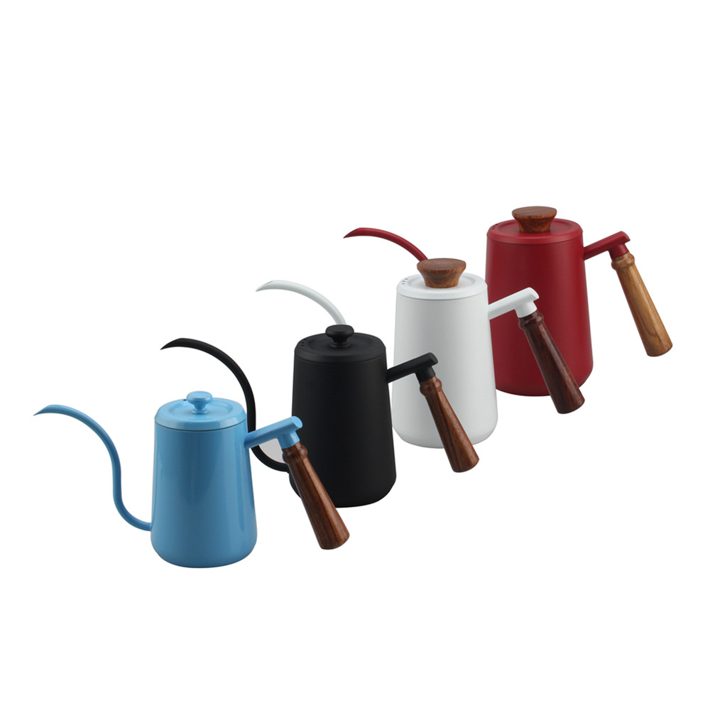 Gooseneck Pour Over Coffee Kettle With Lid