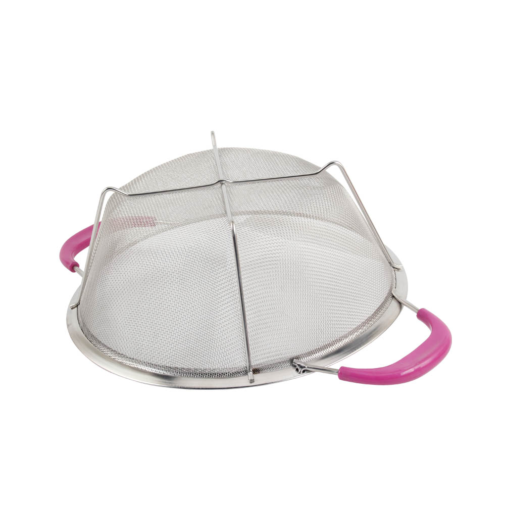 Stainless Steel Colander With Plastic Handle — 6