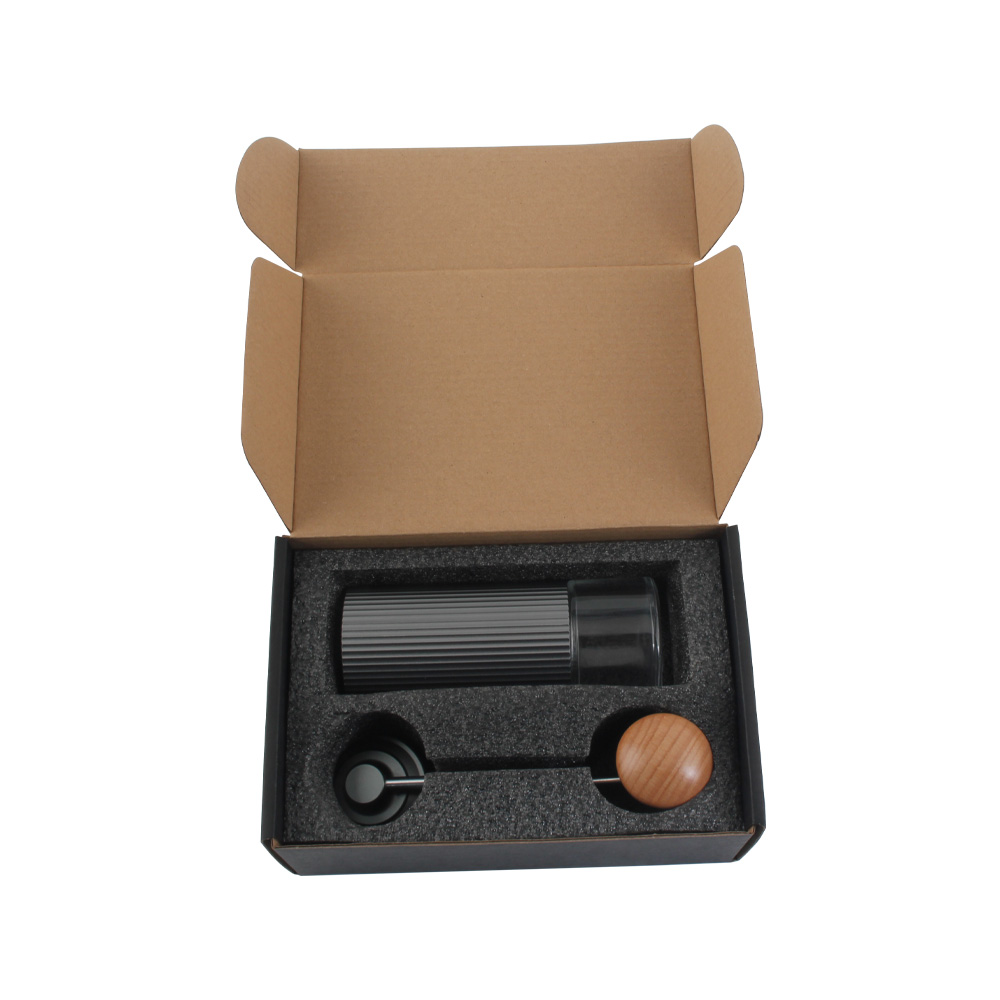 Manual Coffee Grinder With Ceramic Conical Burr Metal Hand Crank Mill for Drip Coffee — product information