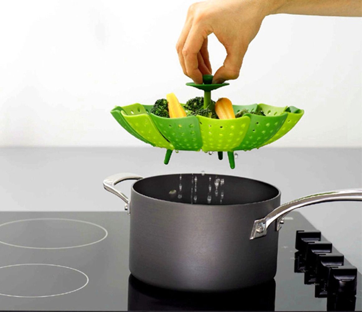 Folding Steamer Basket — product information