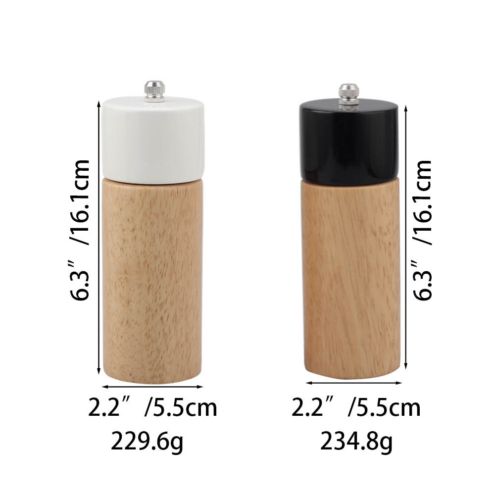 Kitchen Partner - Refillable Salt & Pepper Mills Adjust for Customized Coarseness — product information