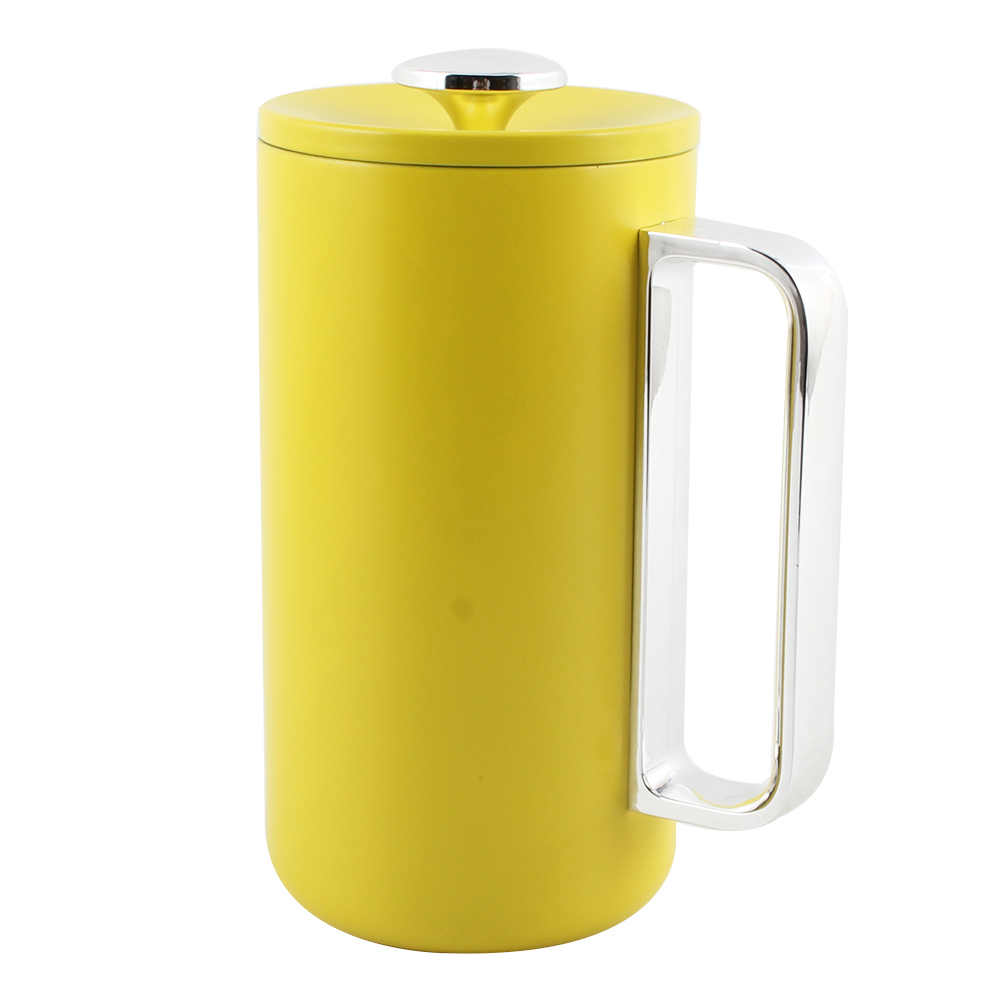 Double Wall Stainless Steel Coffee Maker, Modern French Press — 2