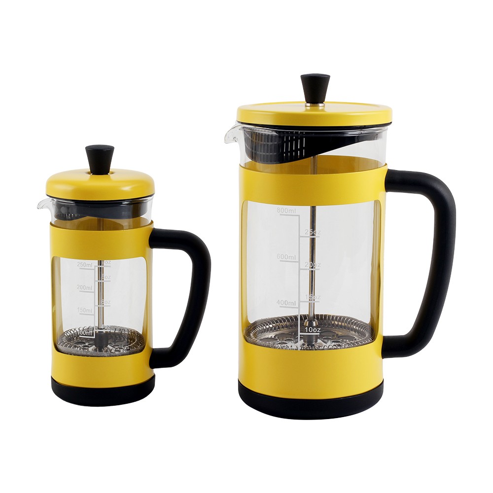 High-Heat Borosilicate Glass French Press Coffee Maker — product information