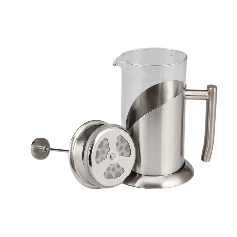 Stainless Steel Coffee Press, Cold Brew Coffee Pot Tea Press — 4