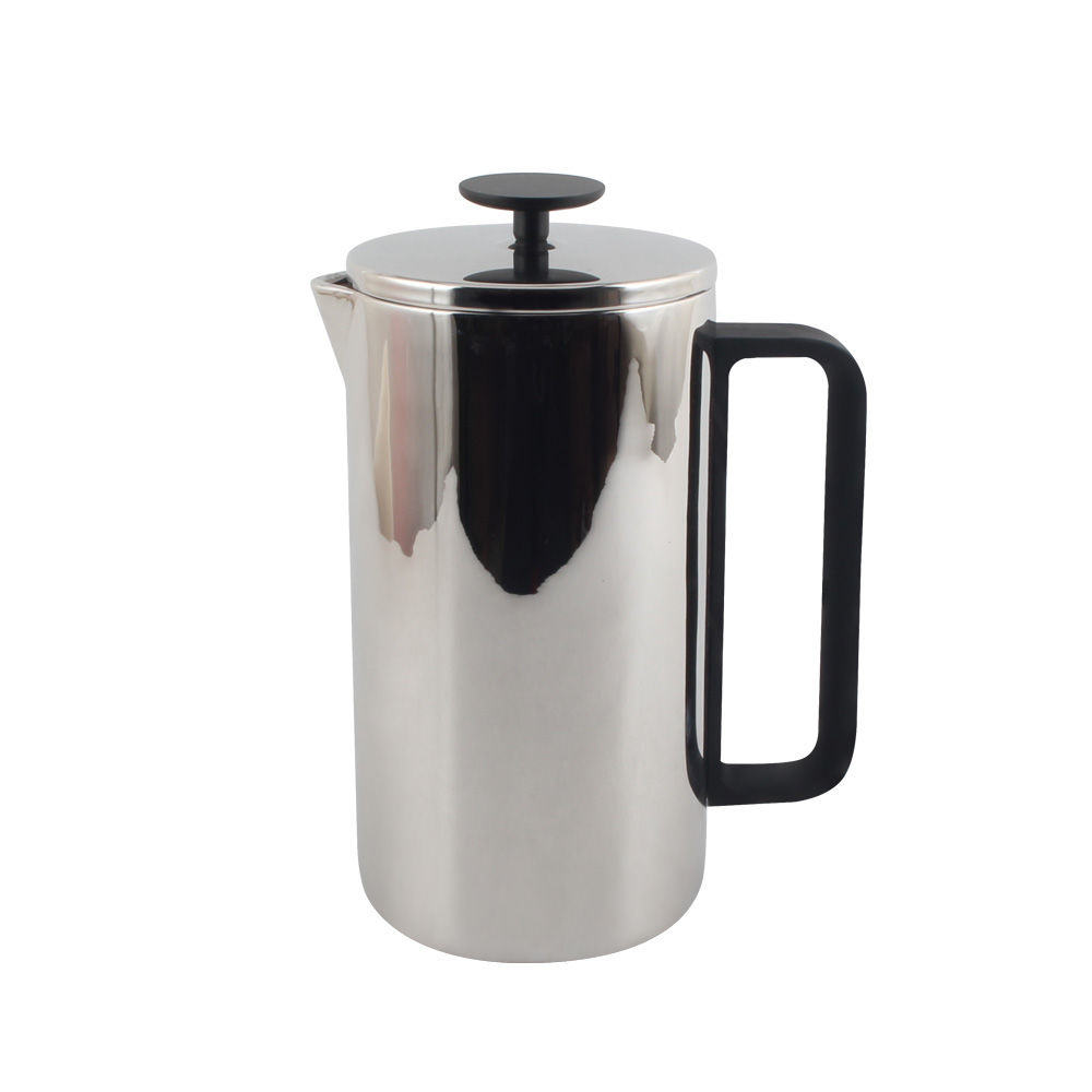 Double Wall Insulated, Easy Press Strong Quality Metal Coffee Press