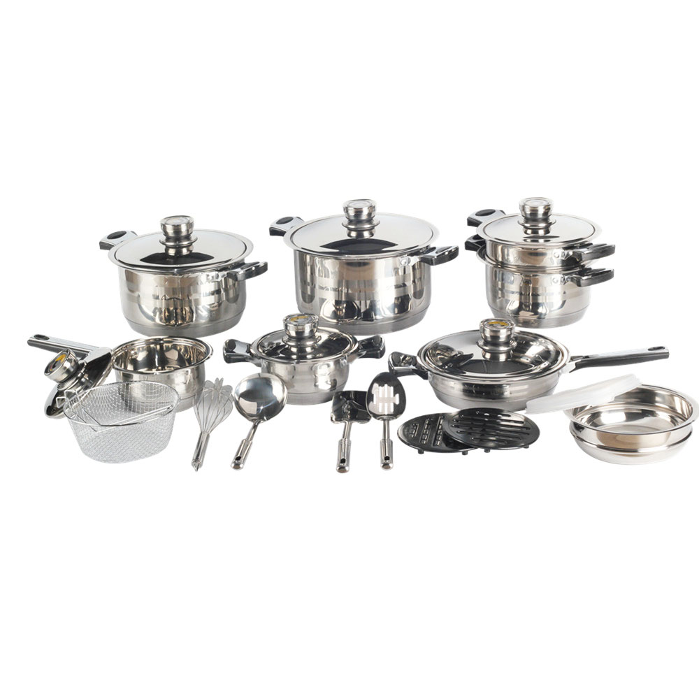22pcs Stainless Steel Cookware Set — product information