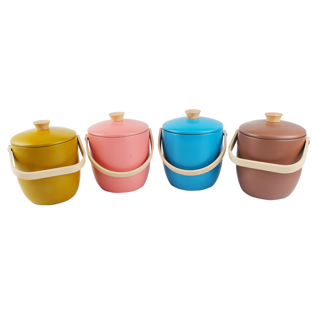Double Walled Stainless Steel Insulated Ice Bucket — product information