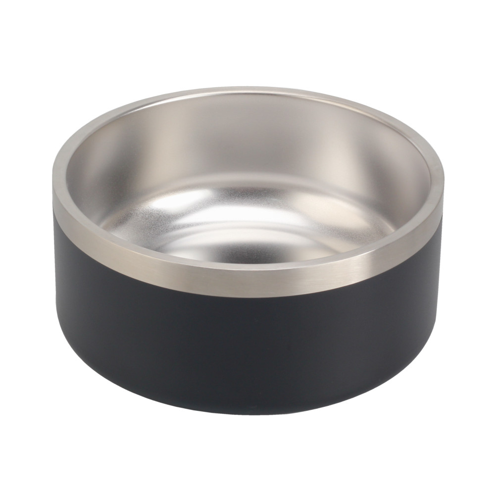 Stainless Steel Pet Bowls Set Of 3 for Food And Water, Silicone Base Anti-Slip — 2