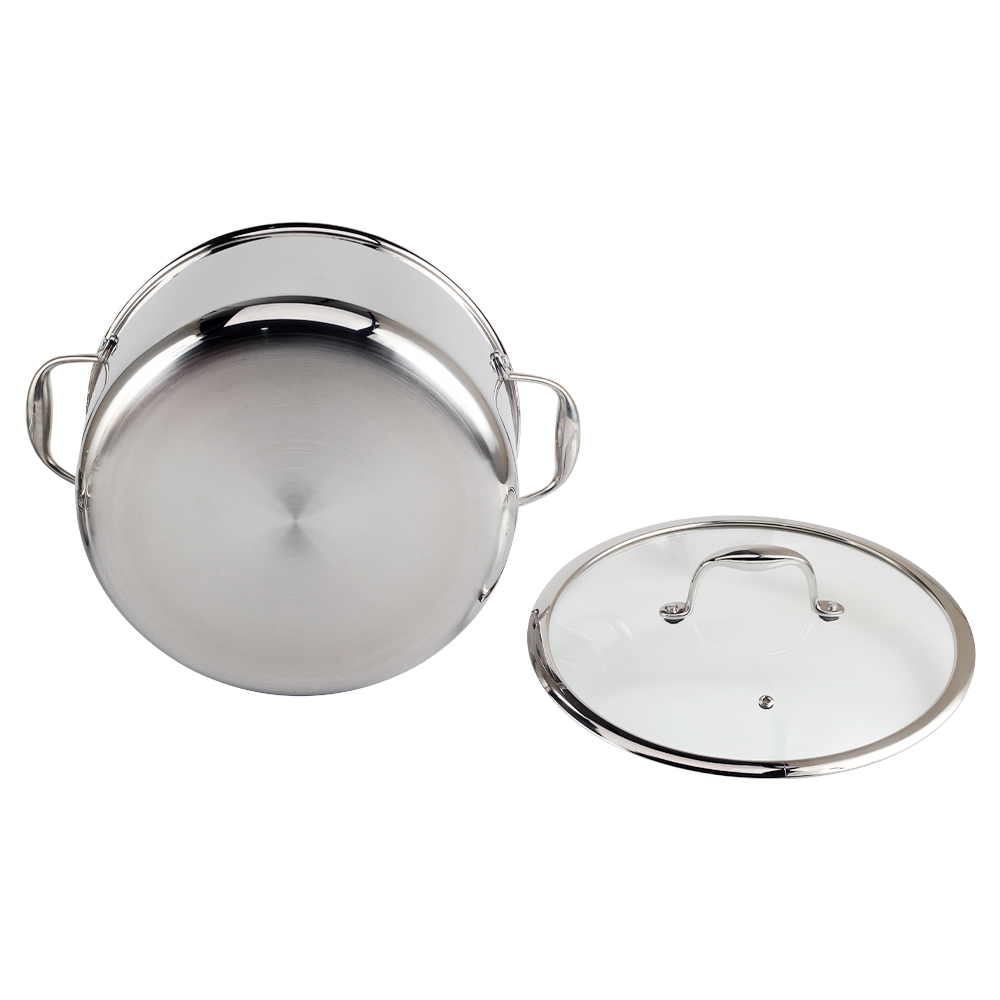 Stainless Steel Stock Pot With Handle — 3