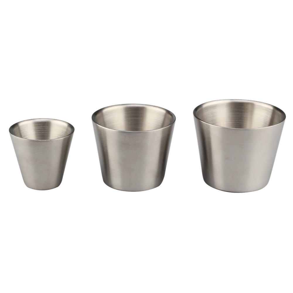 Stainless Steel Double Walled Insulated Cups(Set Of 3) — product information
