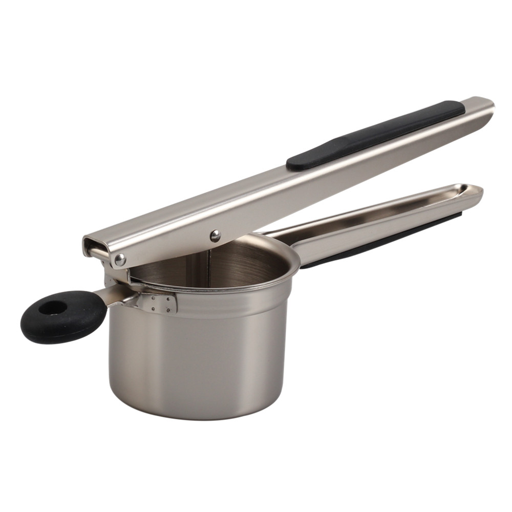 Potato Ricer, Stainless Steel Baby Potato Masher, Electroplate — 7