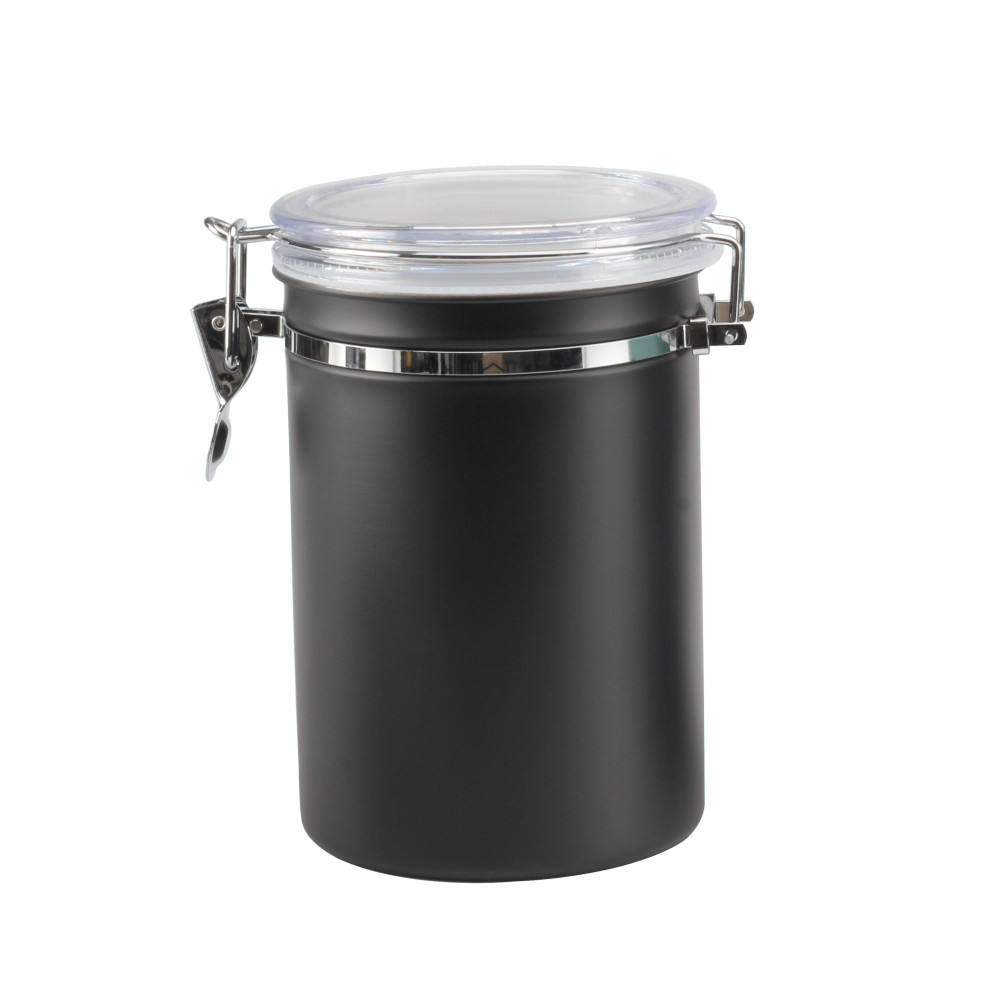 Coffee Canister With Clear Lid, Containers for Tea Sugar Coffee Flour — product information