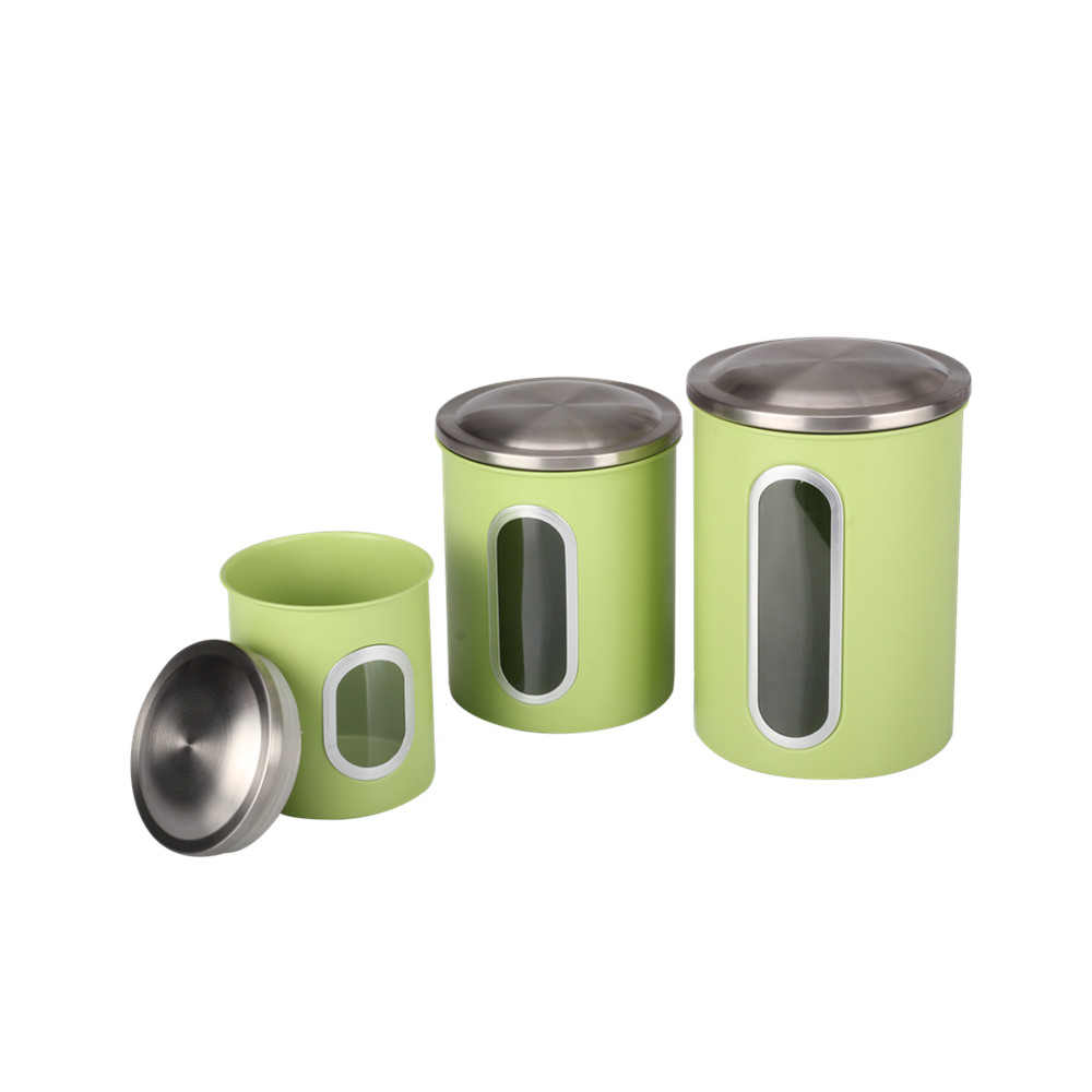 Stainless Steel Kitchen Canister — product information