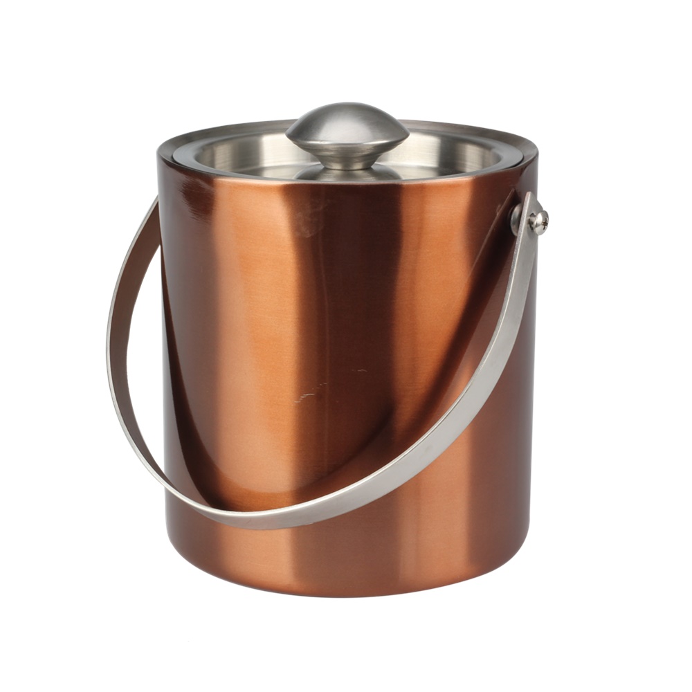 Bronze Color, Ice Bucket, Stainless Steel Ice Bucket — 5