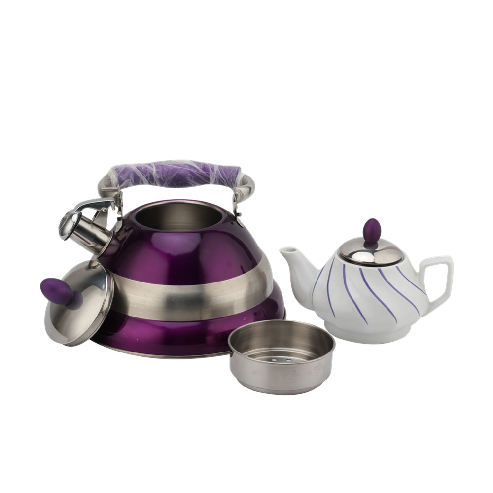 Fancy Special Whistling Kettle-Stainless Steel-Double — product information