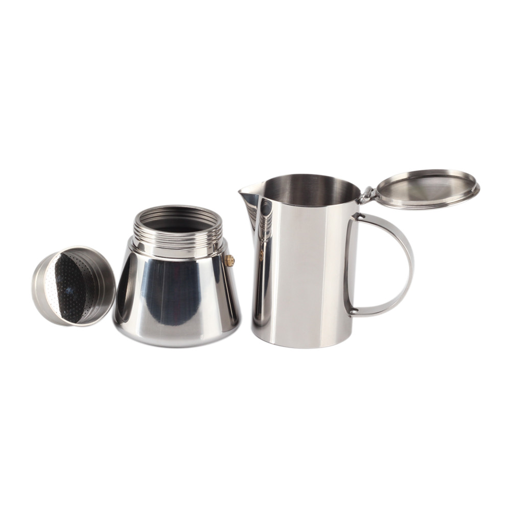 Stovetop Espresso Maker and Coffee Maker, Classic Moka Pot — 4