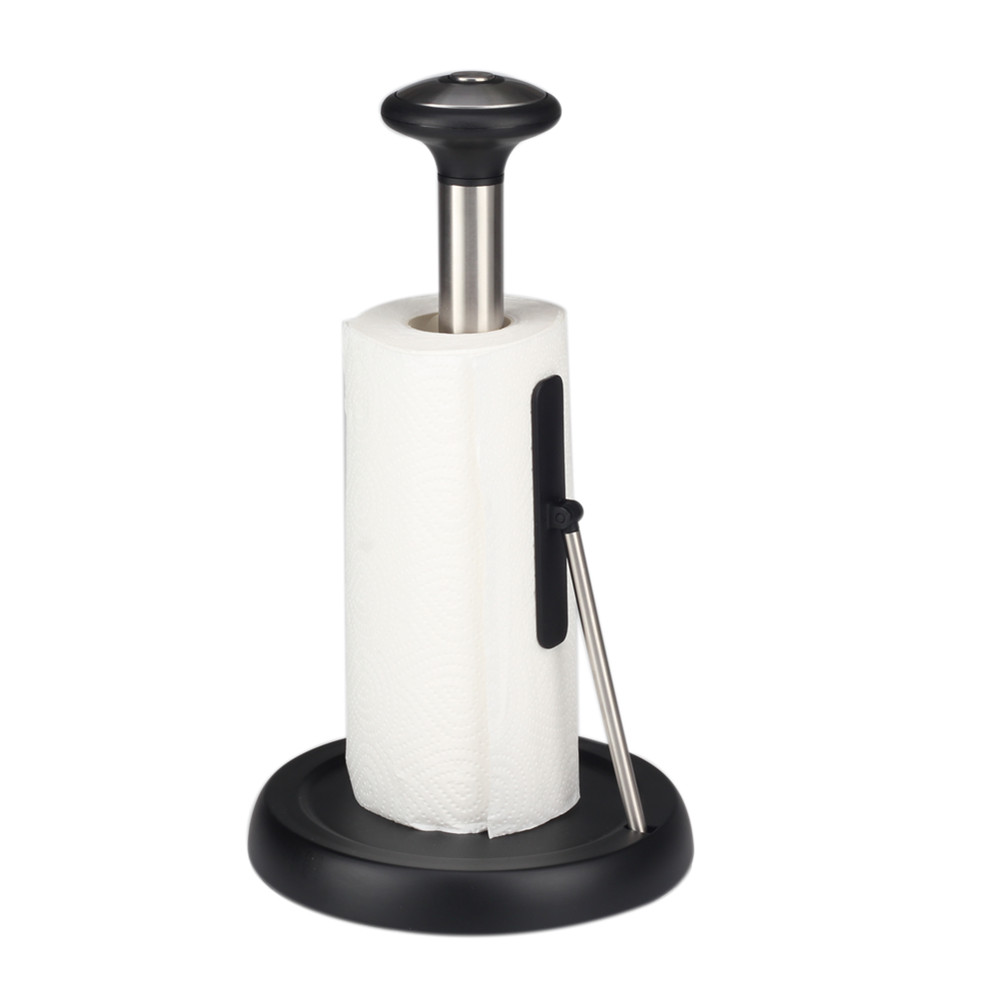 Good Grips Simplytear Paper Towel Holder - Stainless Steel (Silver & Black) — product information