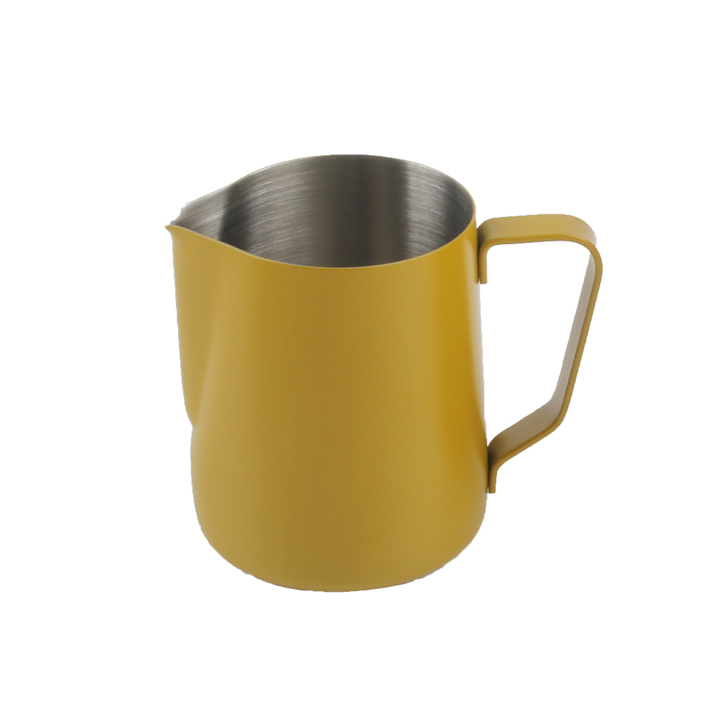 Milk Frother Pitcher Barista Tools, 350ml /12oz Stainless Steel Milk Cup — 4