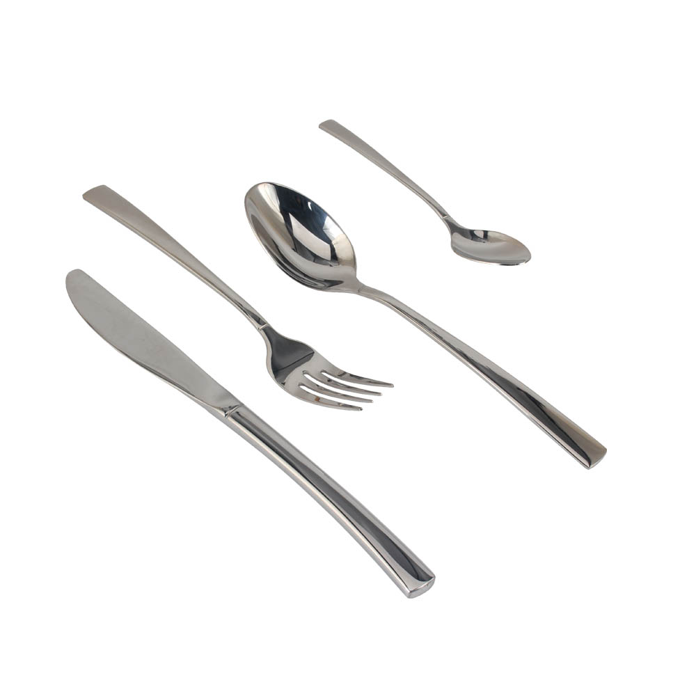 Stainless Steel Flatware Set, Dishwasher Safe (65) — 6