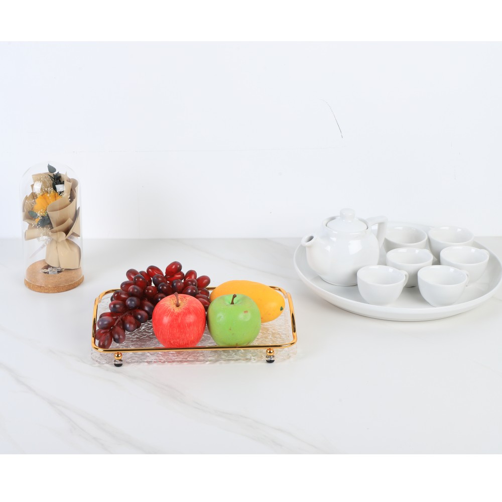 Metal Handle Acrylic Tray — 4