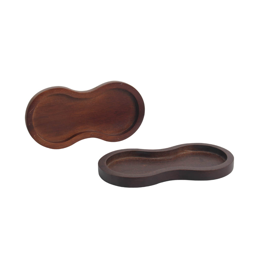 Walnut Coffee Tamper Holder, Coffee Portafilters Stand — 5