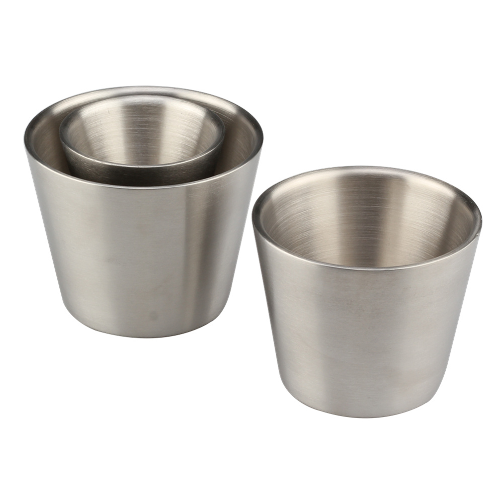 Stainless Steel Double Walled Insulated Cups(Set Of 3) — 4