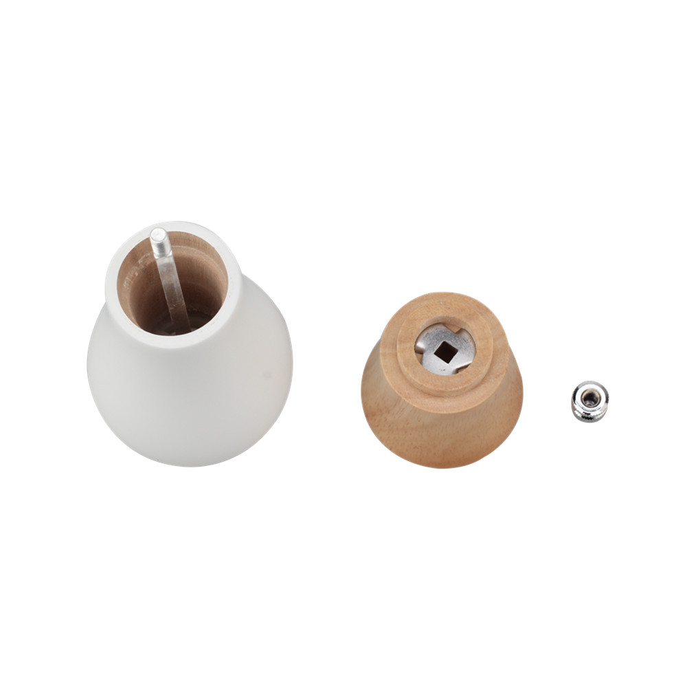 Wooden Salt And Pepper Grinder, Adjustable Coarseness With Ceramic Grinders — product information