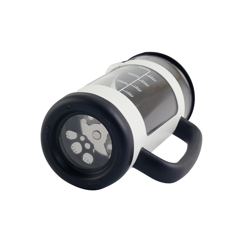 Heat Resistant Thickened Borosilicate Glass Stainless Steel Coffee Press — 5