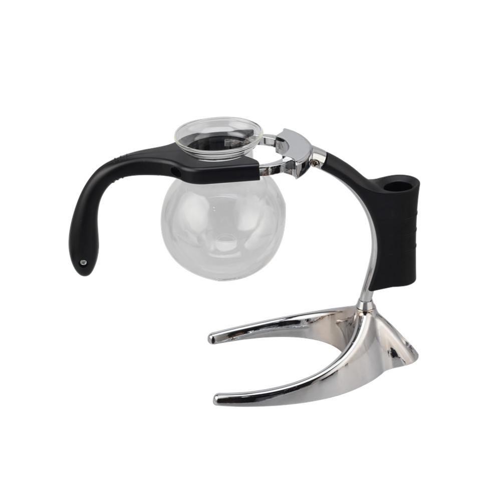 Siphon Coffee Maker, Glass Drip Coffee Maker Set — 4