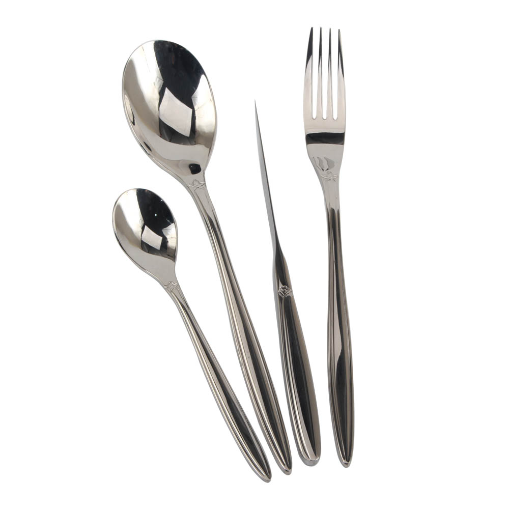 Food-Grade Stainless Steel Flatware Cutlery Sets — 4