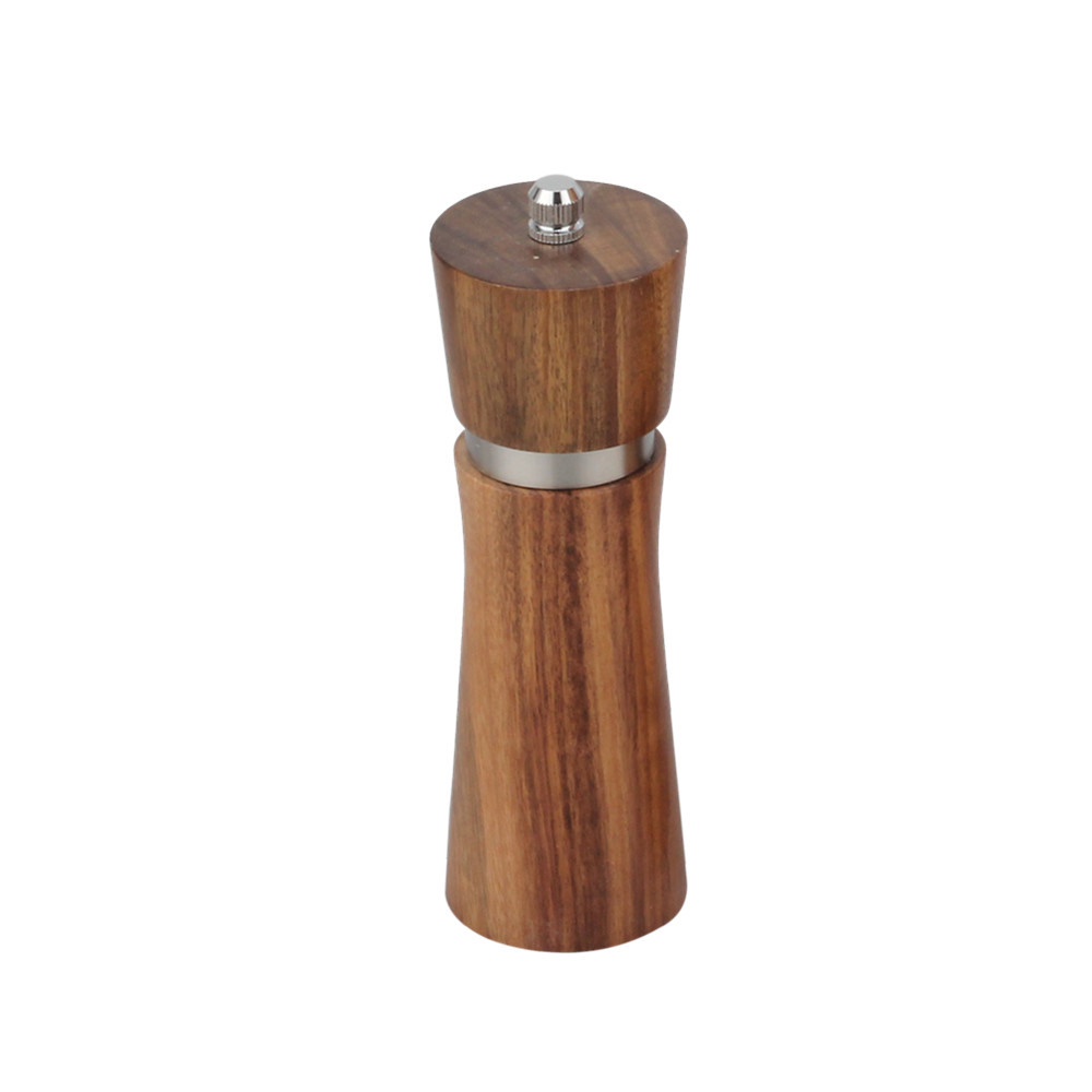 Stainless Steel Core Wooden Pepper Grinder — 3