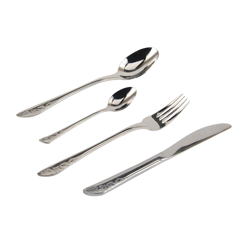 Stainless Steel Mirror Polished Cutlery Set Include Forks Spoons Knives, Mirror Polished Tableware Set — 3