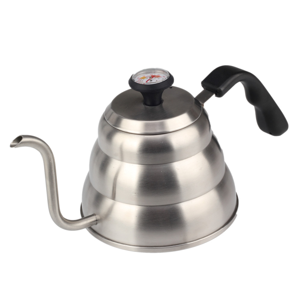 Gooseneck Coffee Kettle 3 Ply Stainless Steel Base — product information