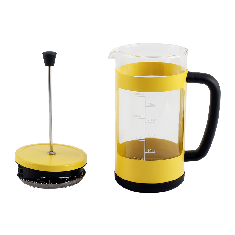 High-Heat Borosilicate Glass French Press Coffee Maker — product information