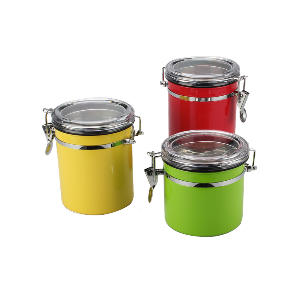 22oz Stainless Steel With Date Tracker, Measuring Scoop Coffee Canister — product information