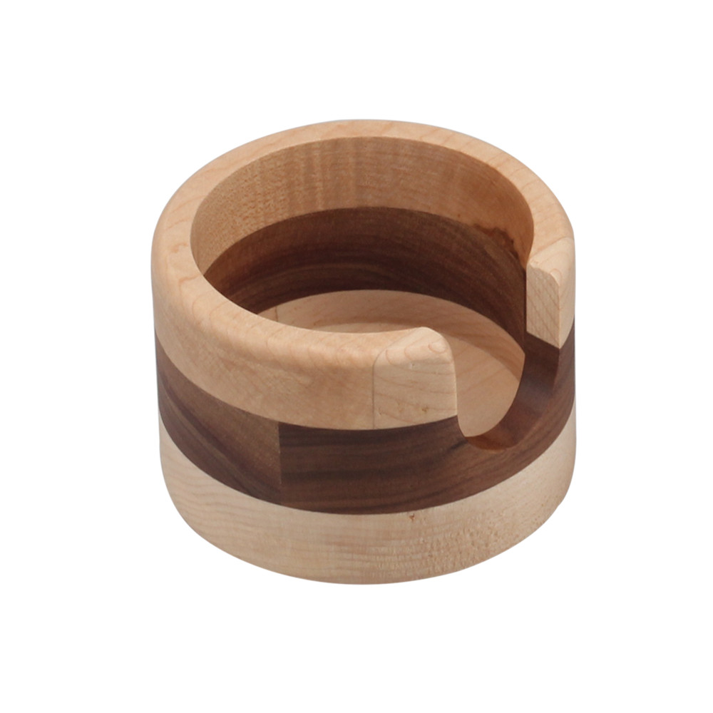 Coffee Tamping Station Wood Coffee Portafilter Tamping Stand — 4
