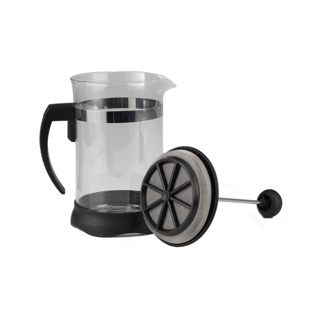 Plastic Frame Glass Coffee Press — product information