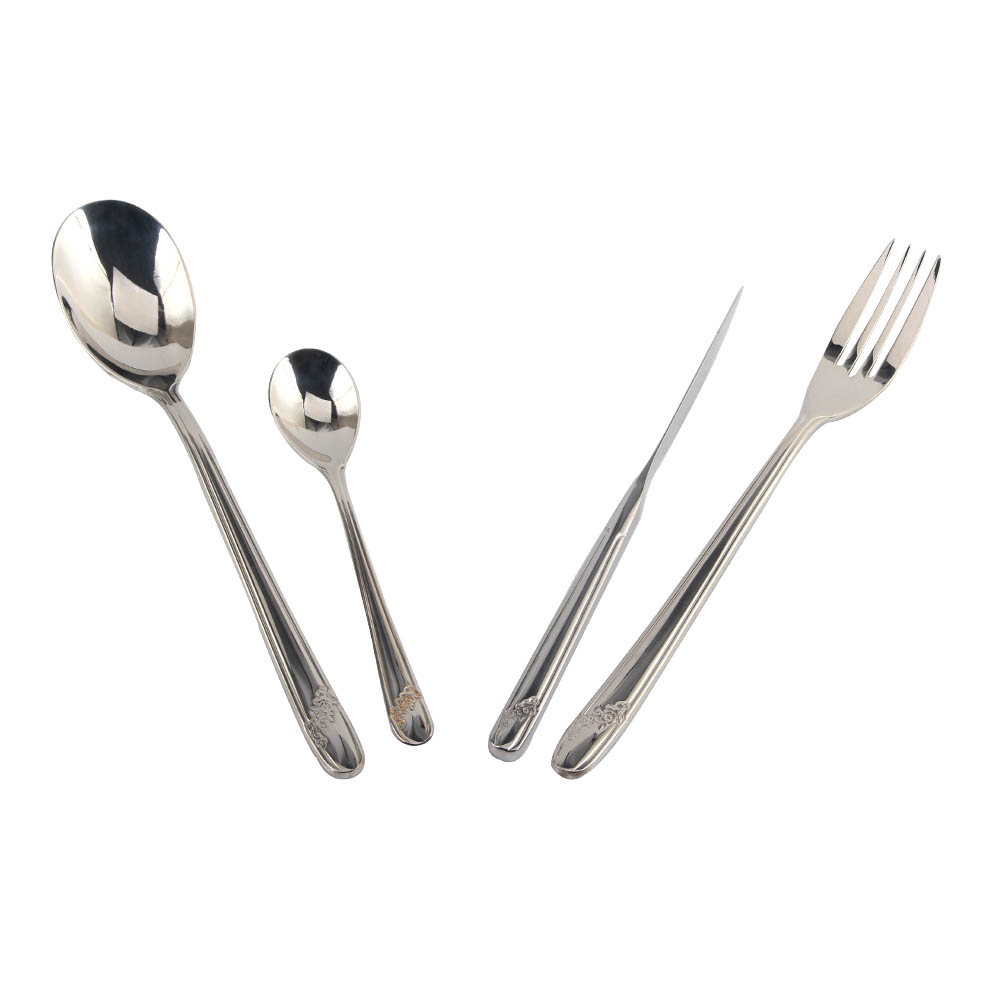 Stainless Steel Flatware Set, Durable Stainless Steel Tableware Include Forks Spoons Knives, Mirror Polished Tableware Set — 8
