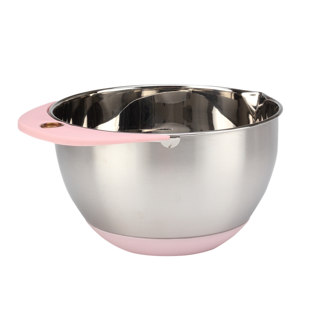 3-Piece Mixing Bowl Set for Kitchen Mixing Bowl With Pouring Spout — product information