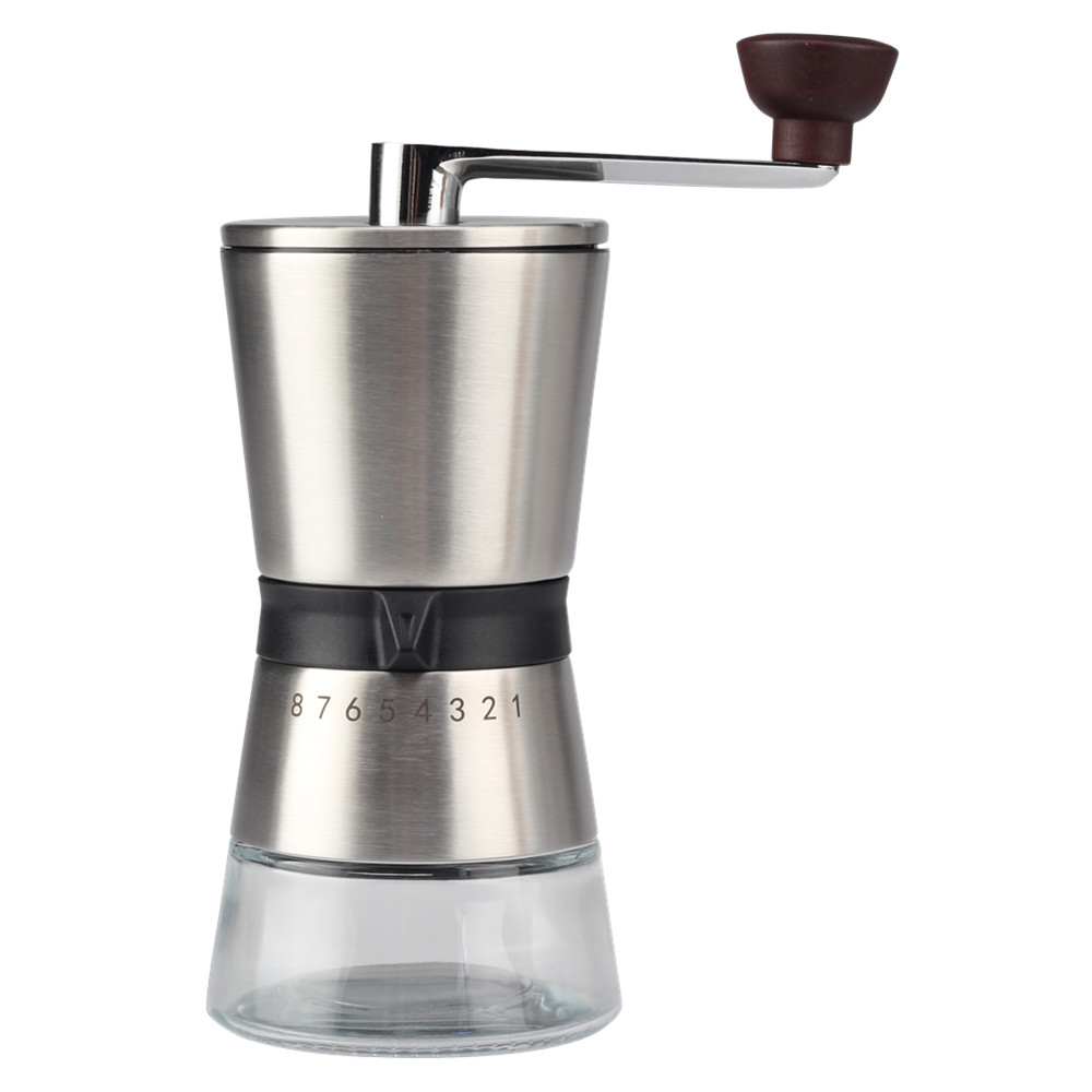 Stainless Steel Grinder With 8 Adjustable Coarseness — product information