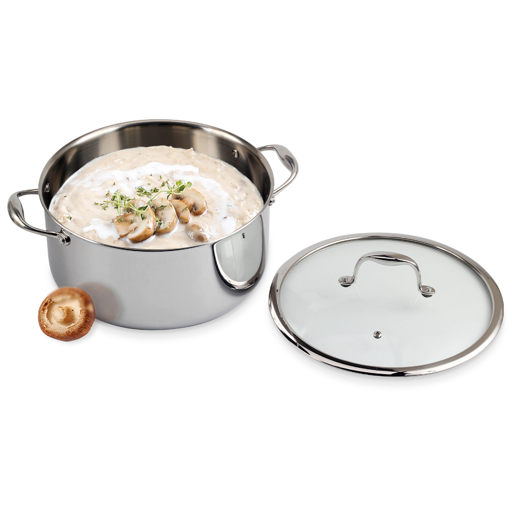 Stainless Steel Stock Pot With Handle — product information